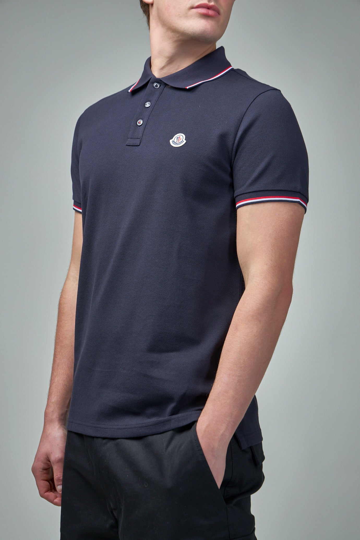 Tricolour-Trimmed Cotton Piquet Polo Shirt