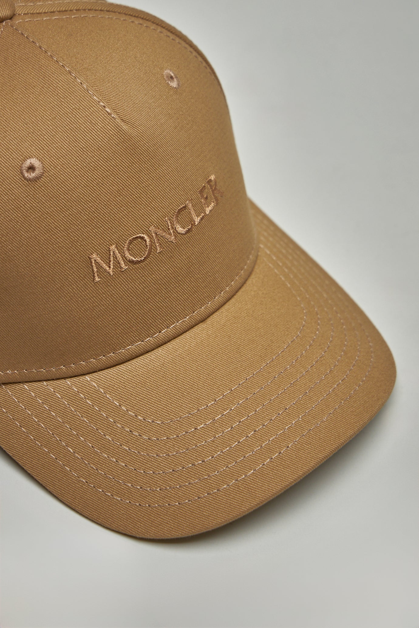 Embroidered Logo Gabardine Baseball Cap