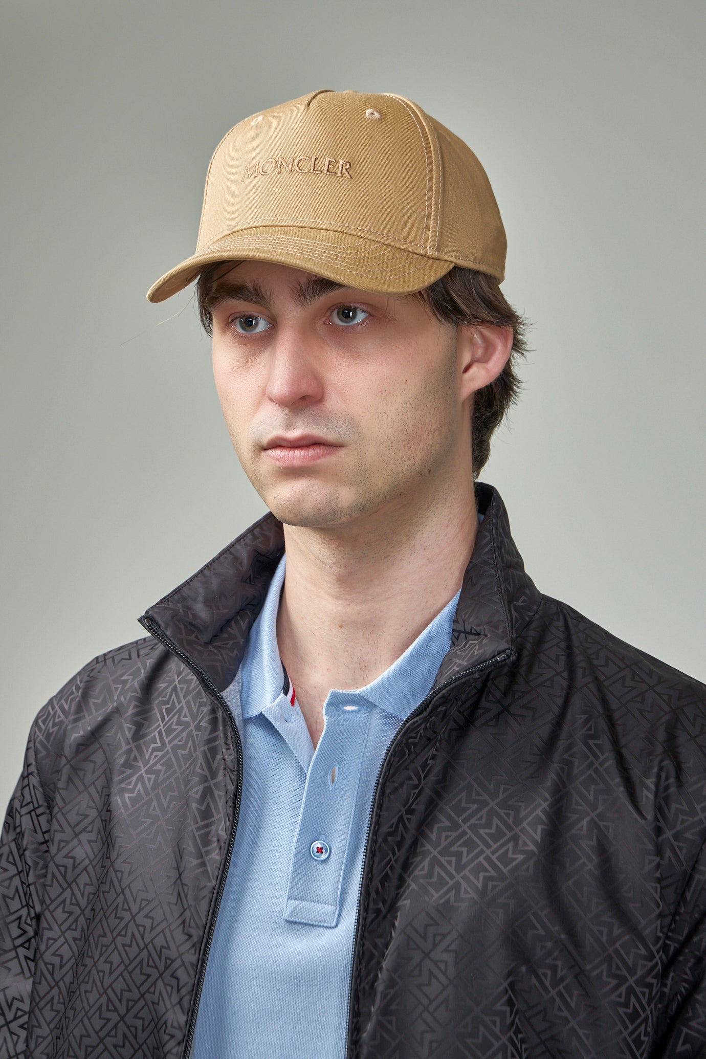 Embroidered Logo Gabardine Baseball Cap