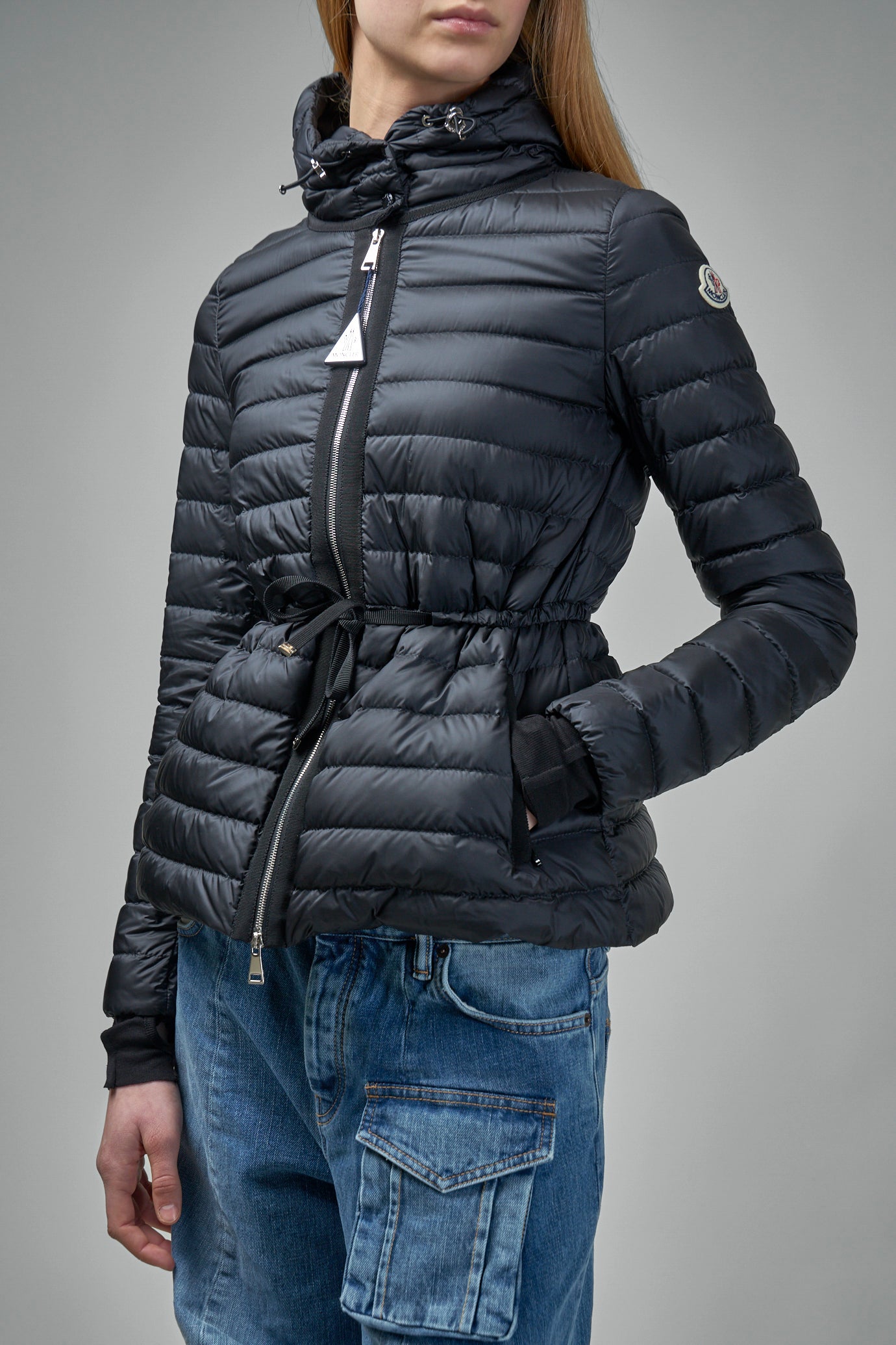 Raie Packable Hooded Short Down Jacket