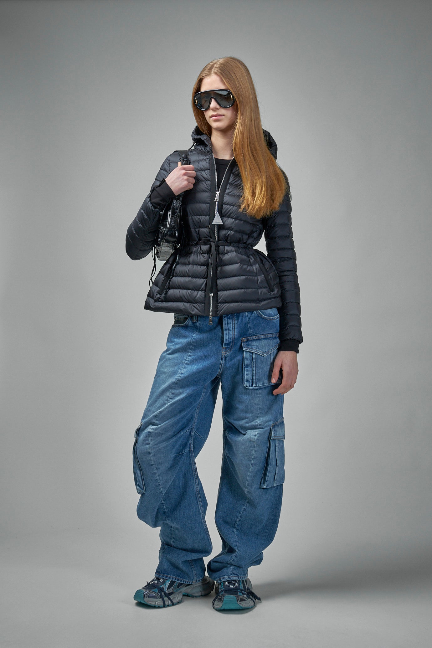 Raie Packable Hooded Short Down Jacket