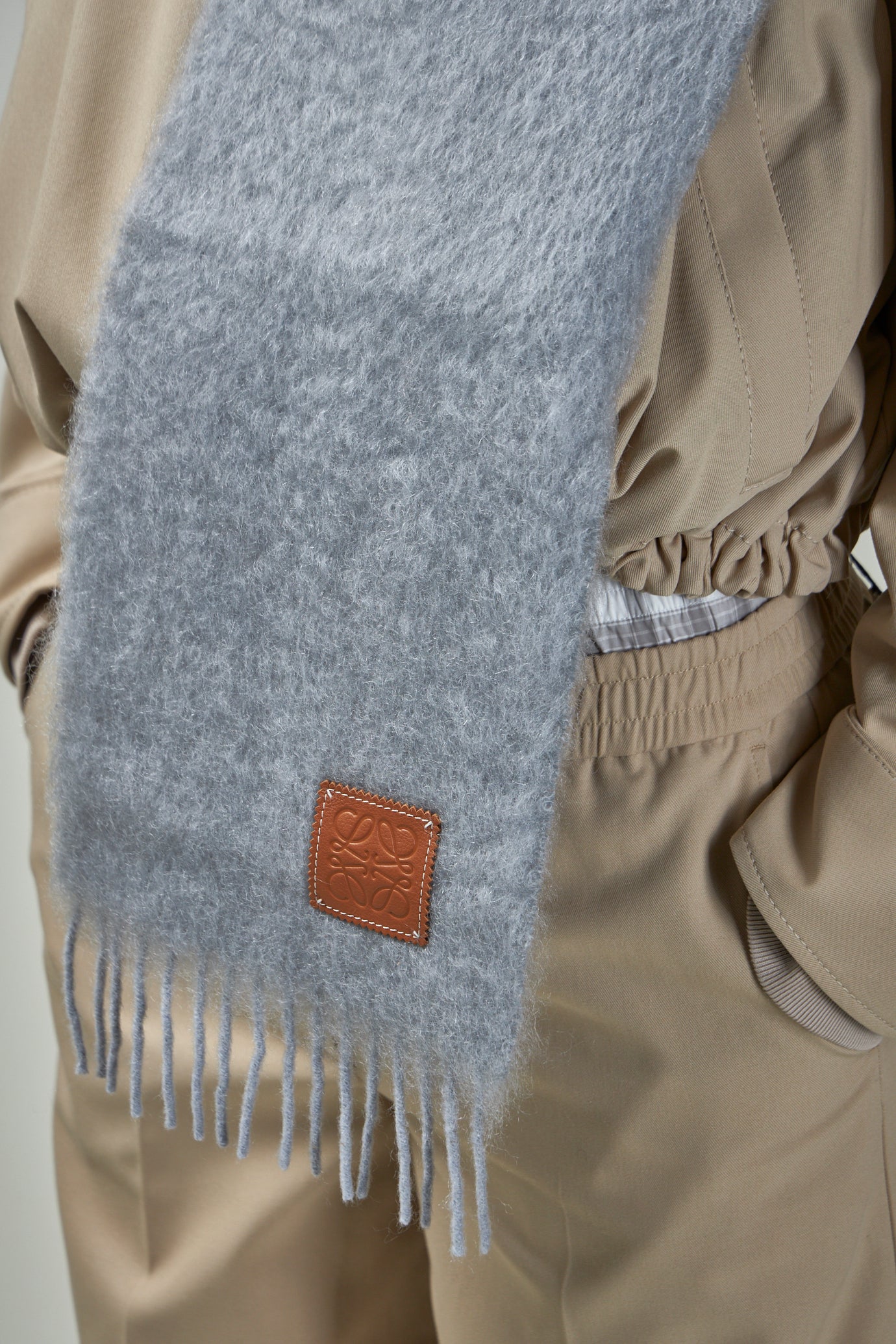 Scarf in Mohair and Wool