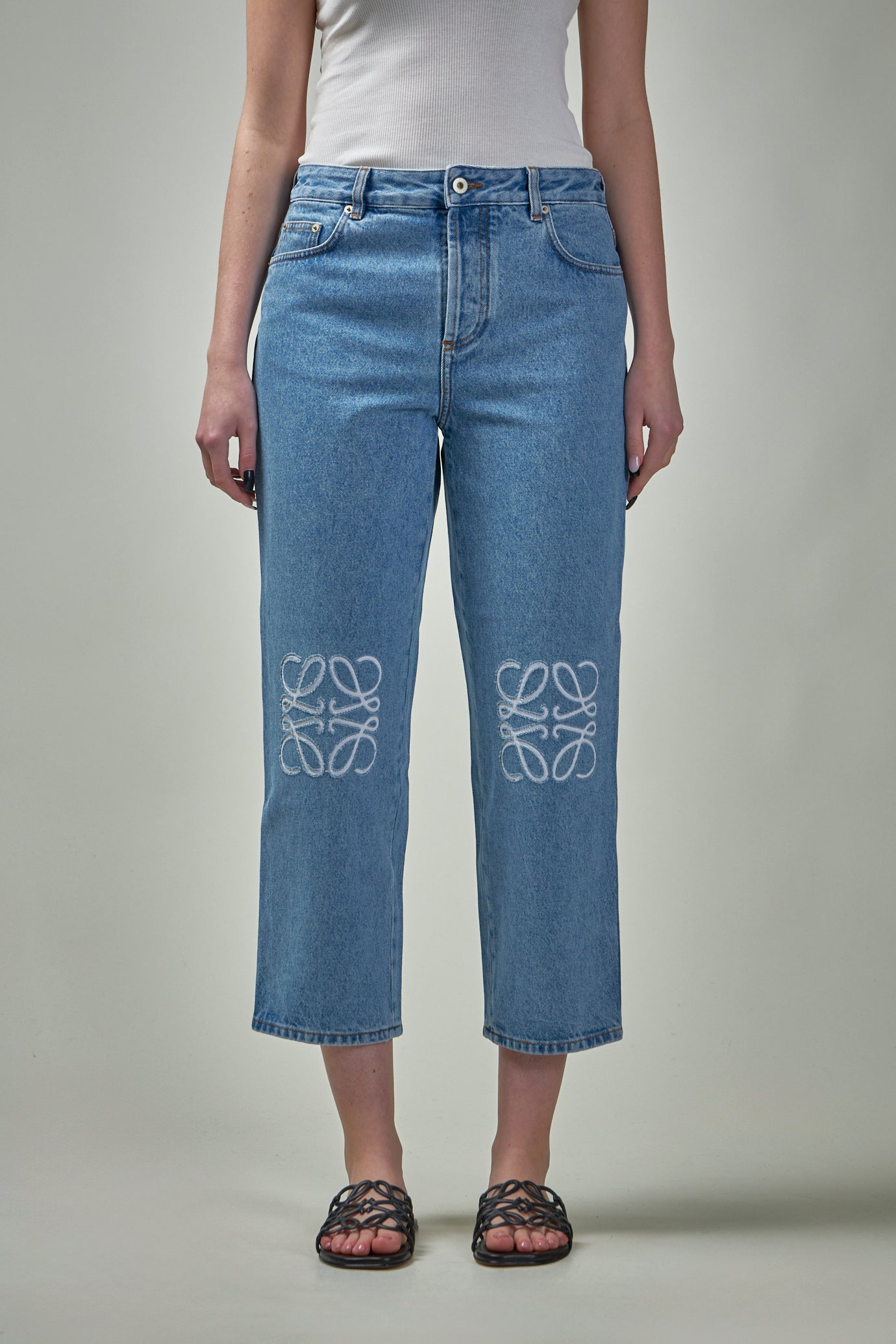 Anagram Cropped Jeans