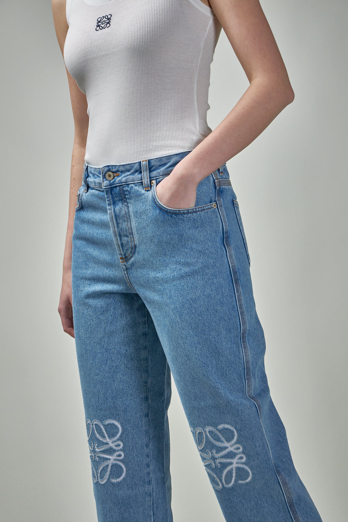 Anagram Cropped Jeans