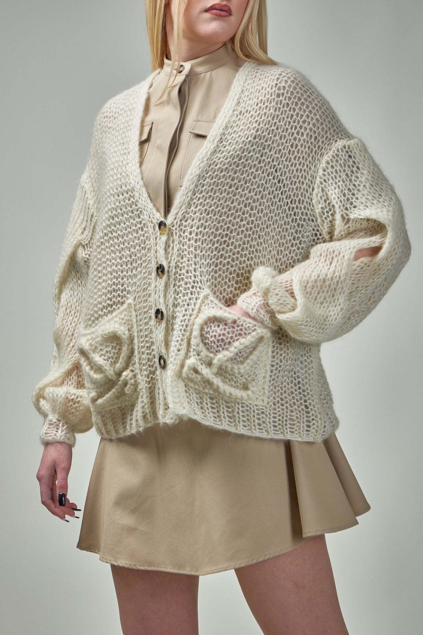 Anagram Cardigan in Mohair