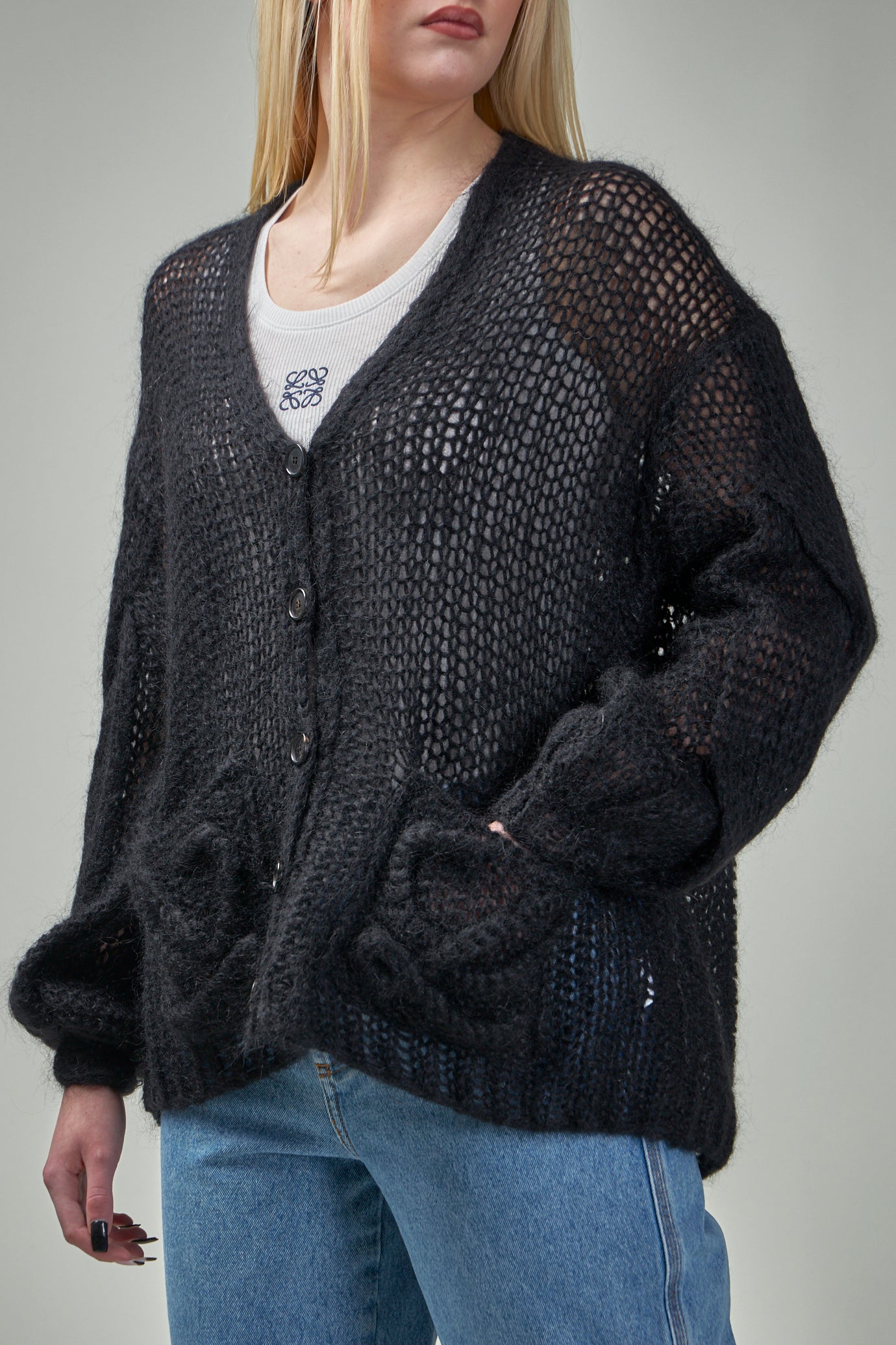 Anagram Cardigan in Mohair