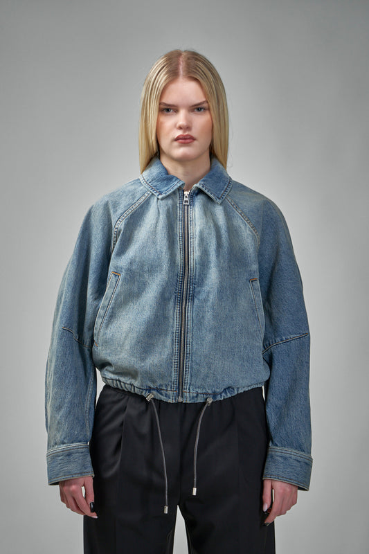 Balloon Jacket in Denim
