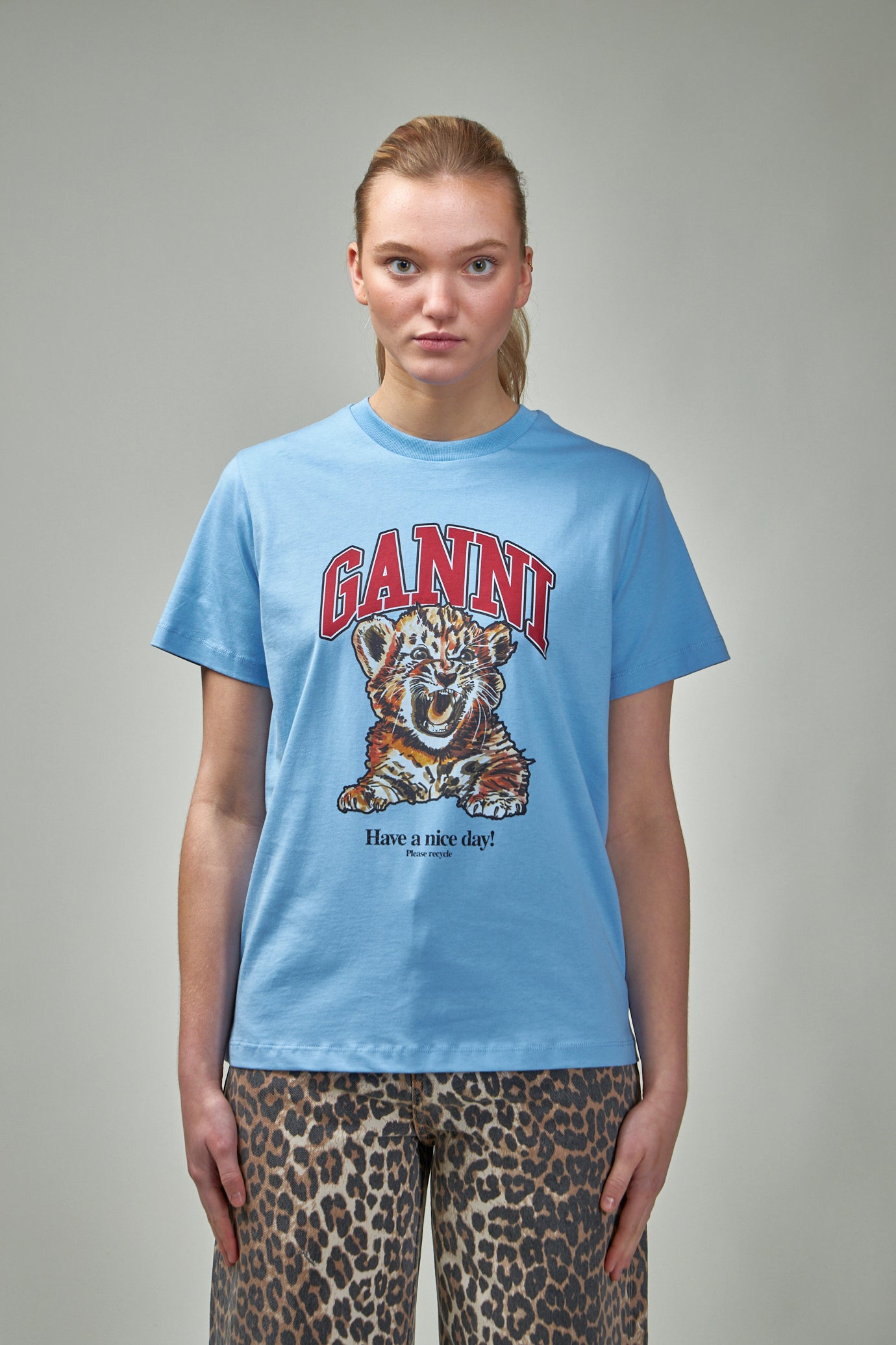 Basic Jersey Tiger Relaxed T-Shirt