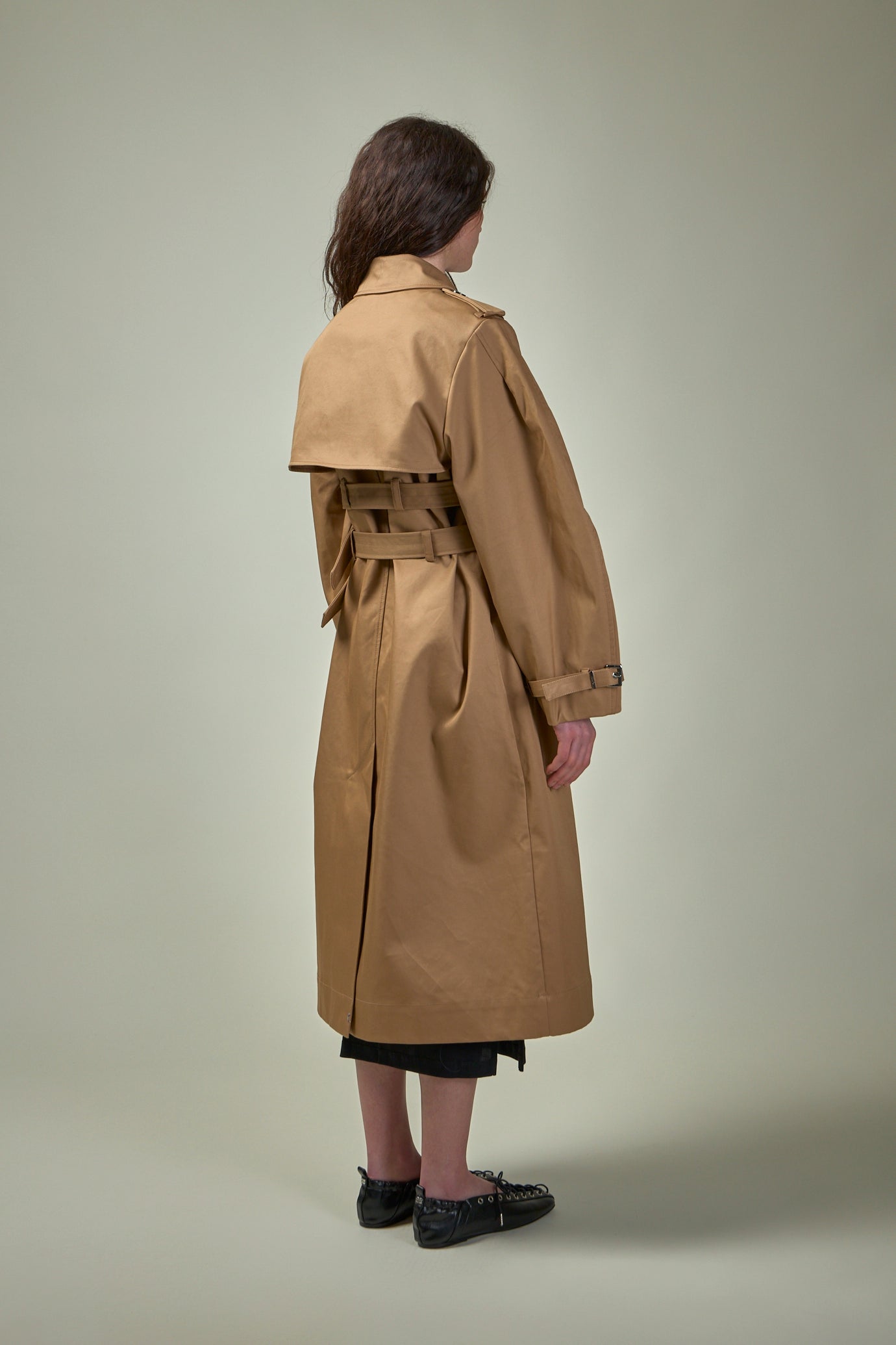 Bonded Cotton Trench Coat