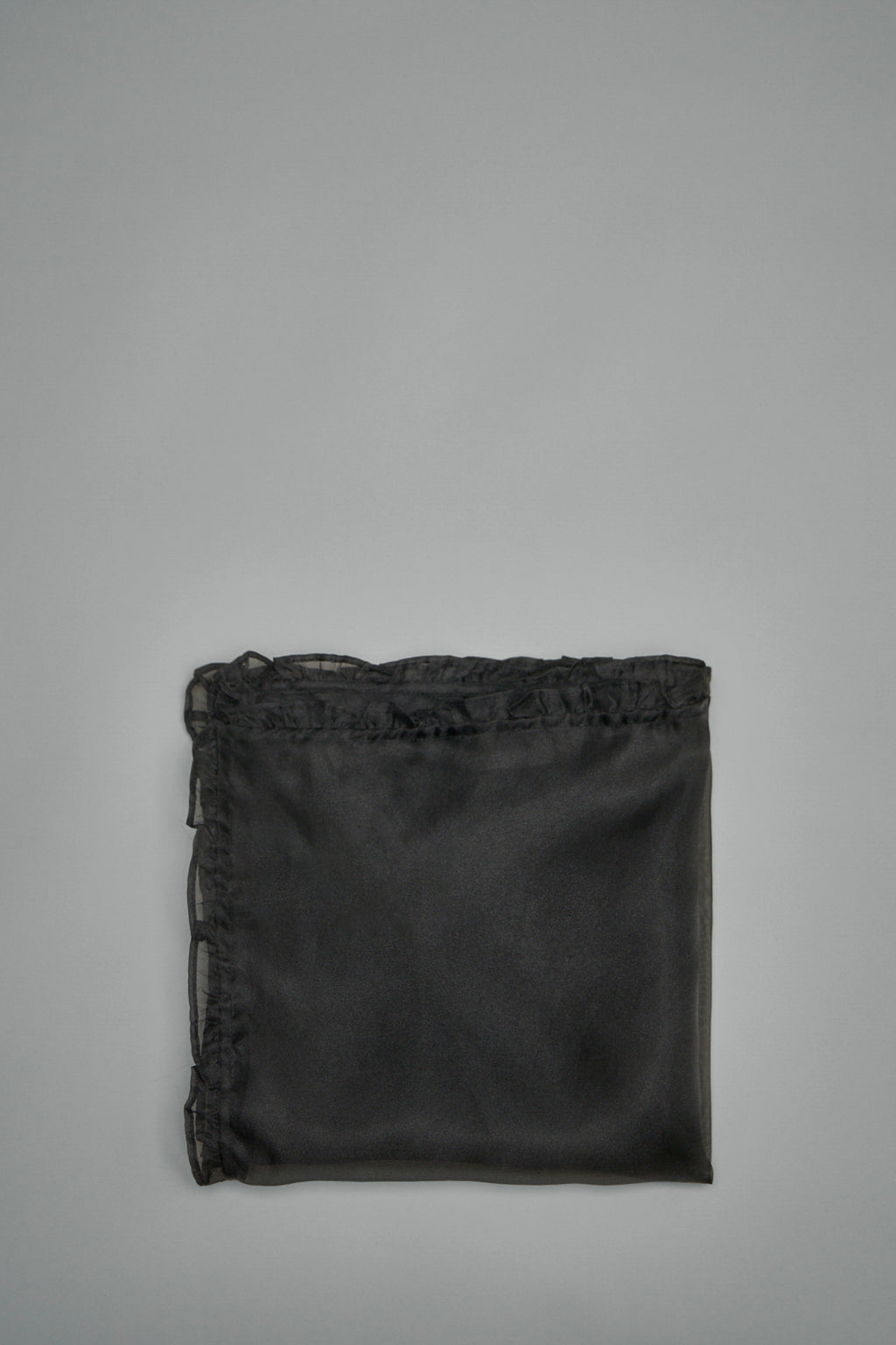 Technical Organza Frill Scarf