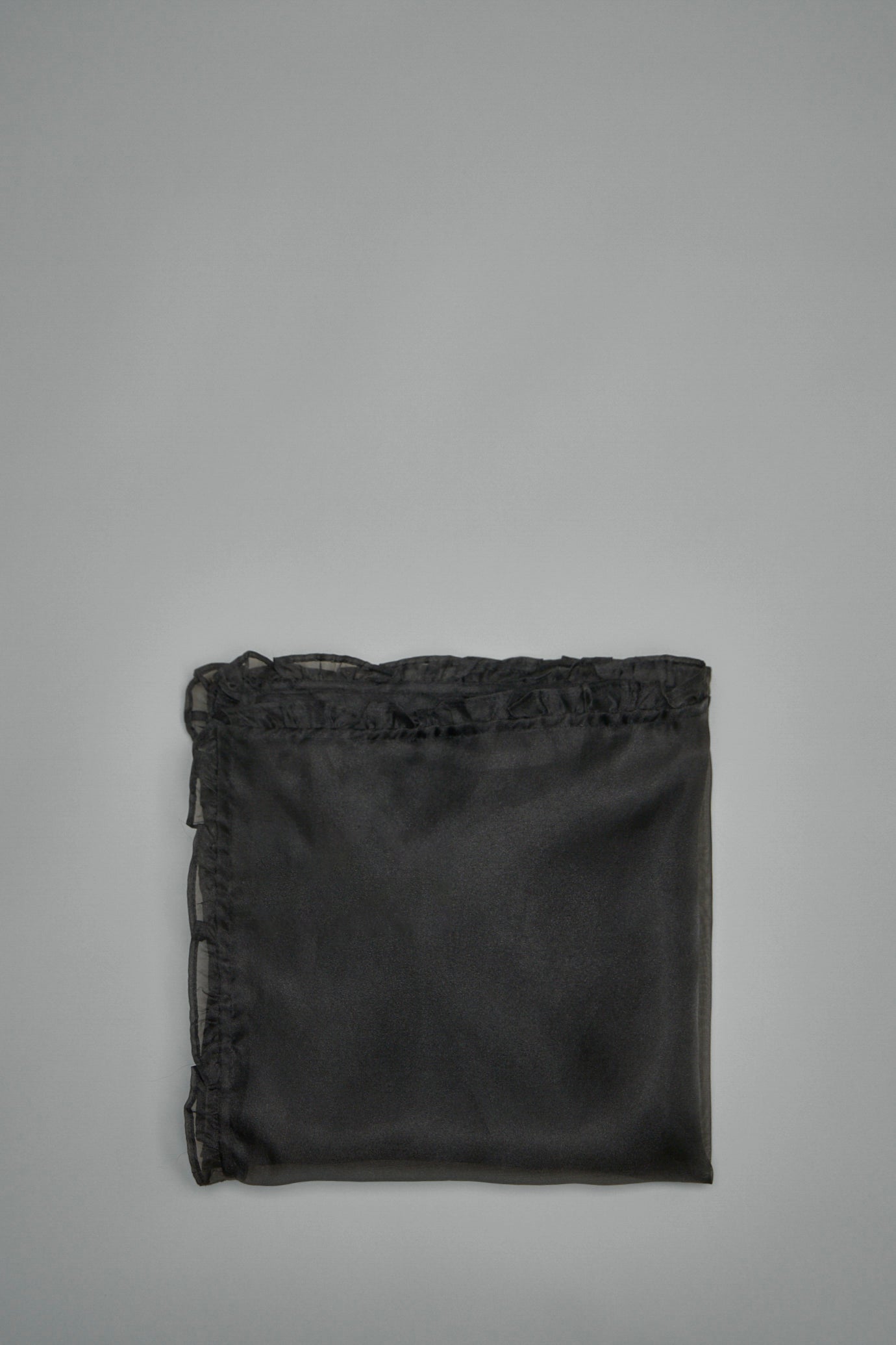 Technical Organza Frill Scarf