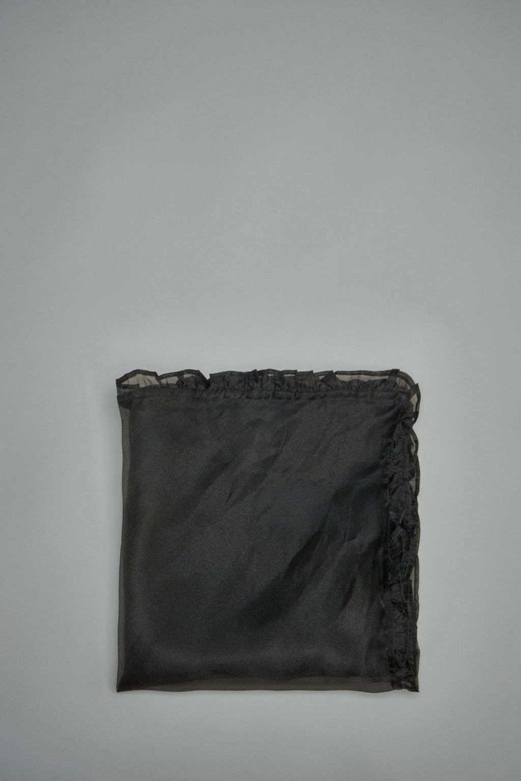 Technical Organza Frill Scarf