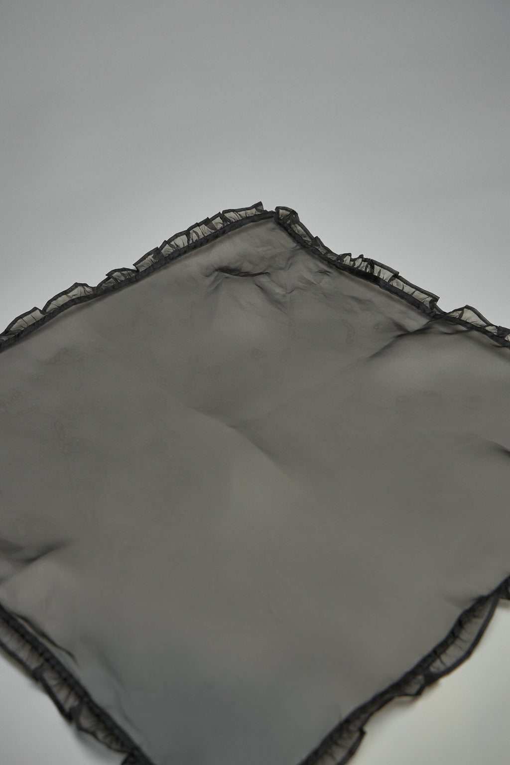 Technical Organza Frill Scarf