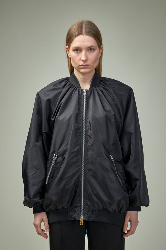 Market Nylon Bomber Jacket Coat