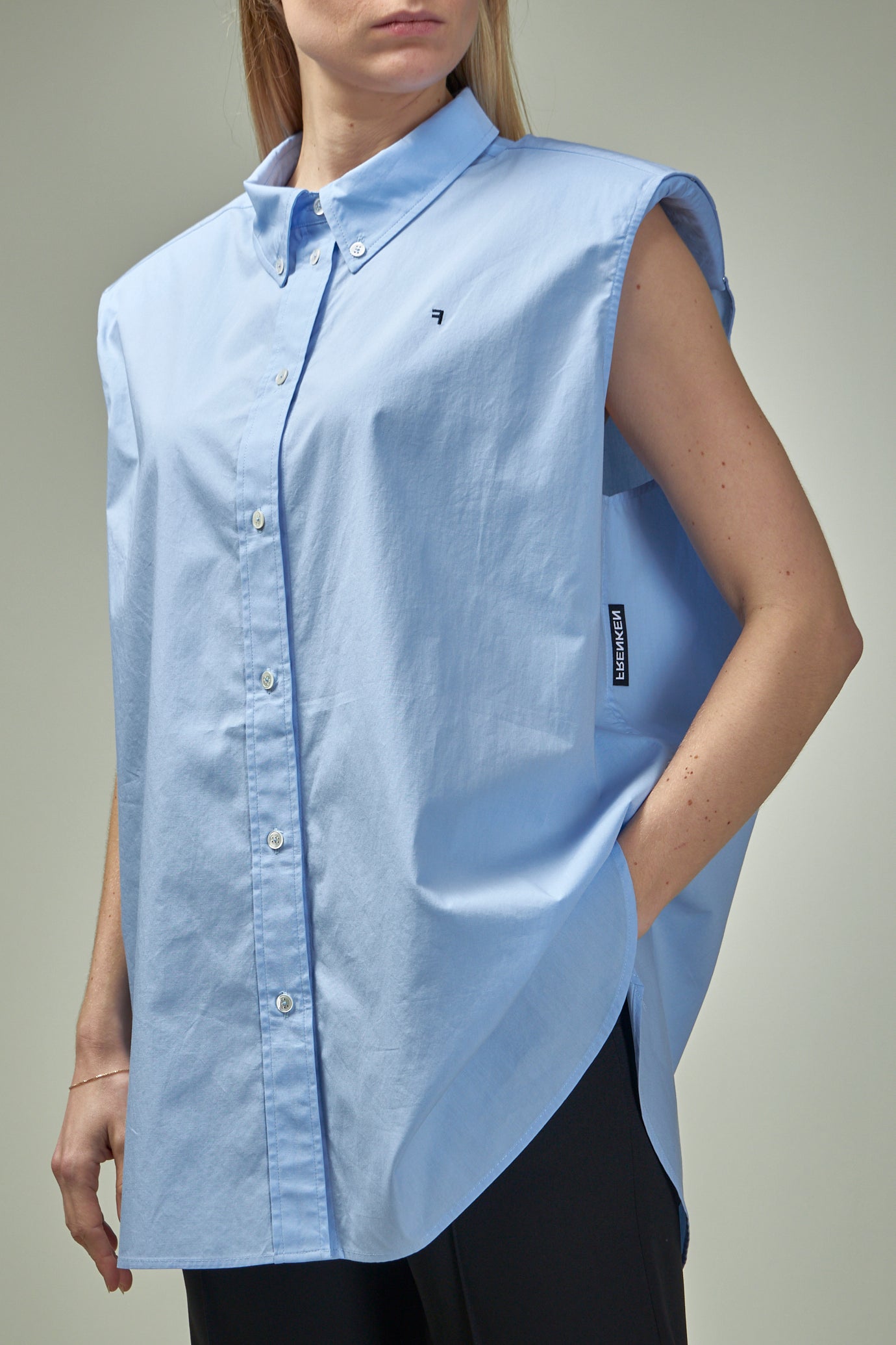 Ralf Sleeveless Oversized Shirt