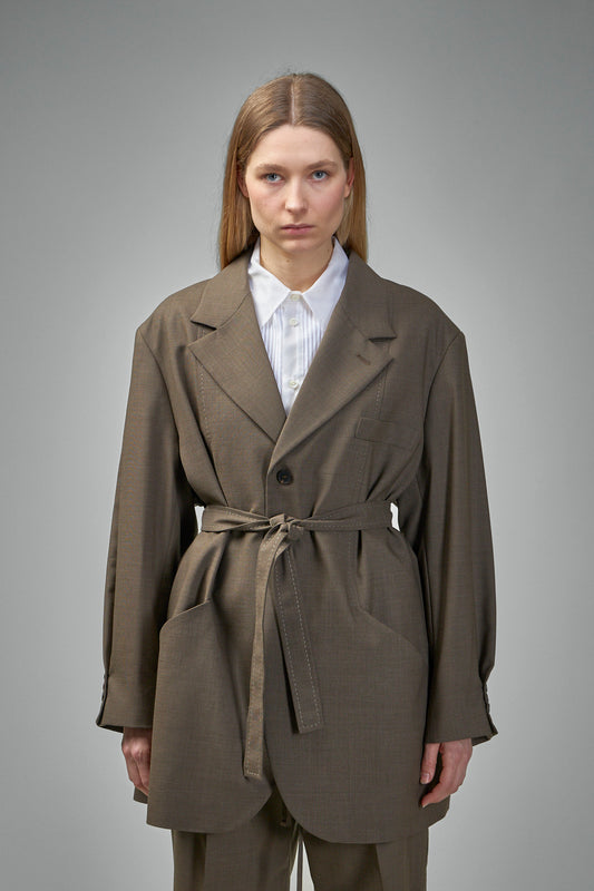 Wrap Summer Wool Blazer