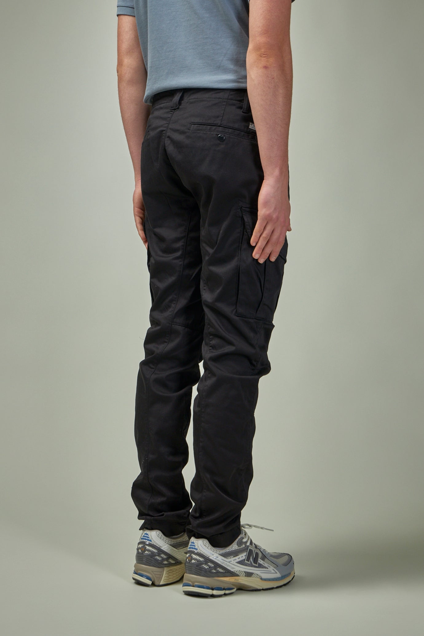 Stretch Sateen Cargo Lens Pants