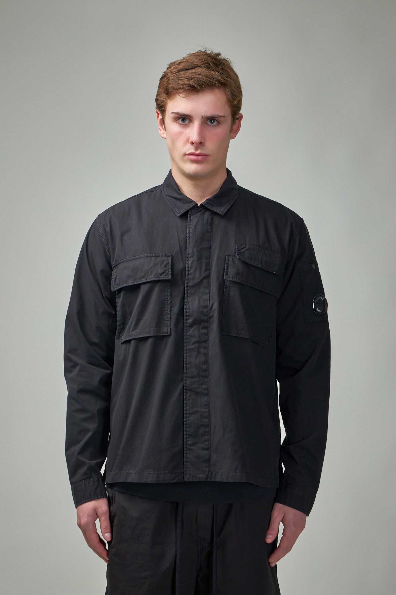 Organic Gabardine Full Zip Overshirt