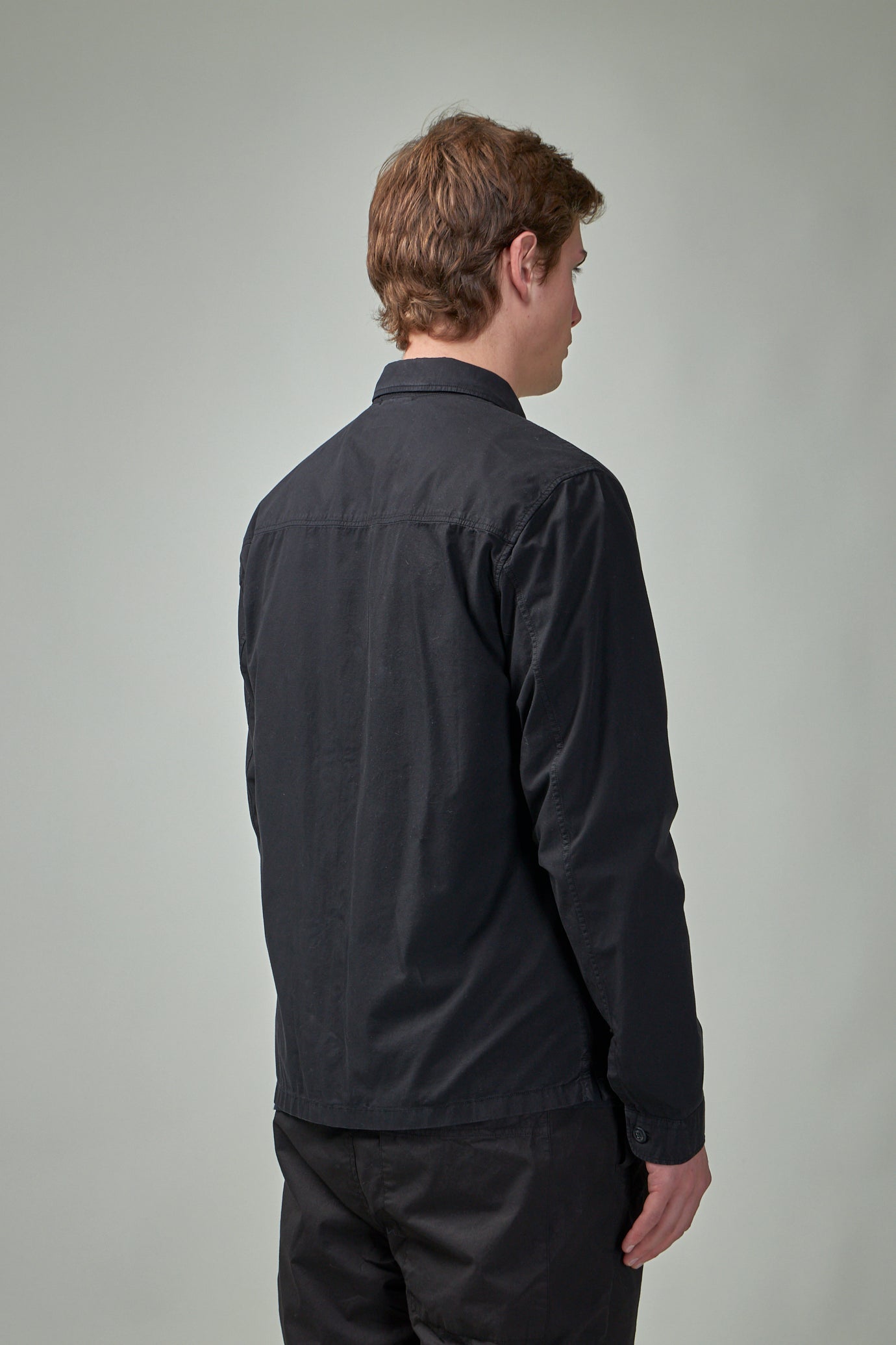 Organic Gabardine Full Zip Overshirt