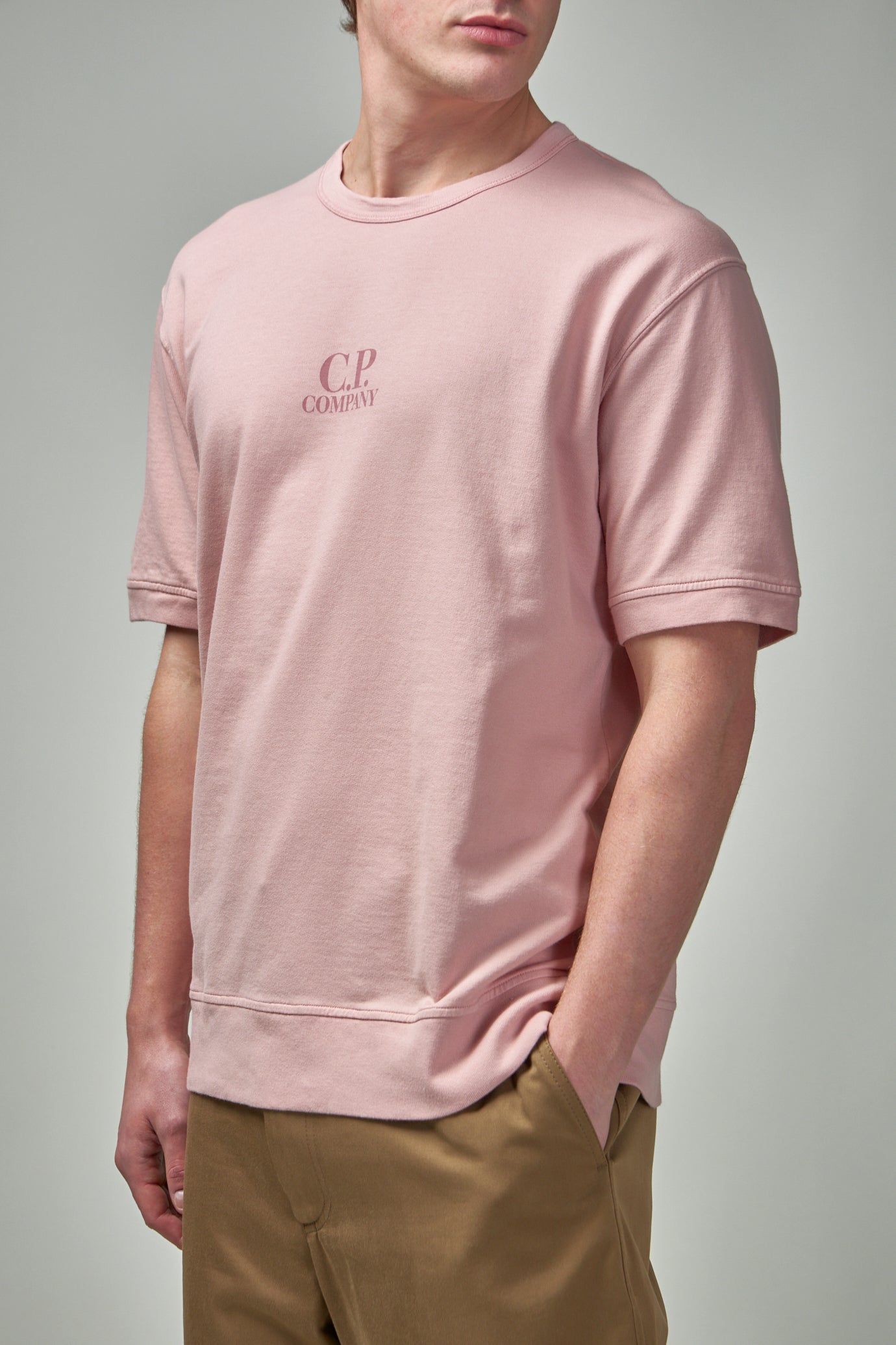 Light Fleece Short Sleeve Sweatshirt