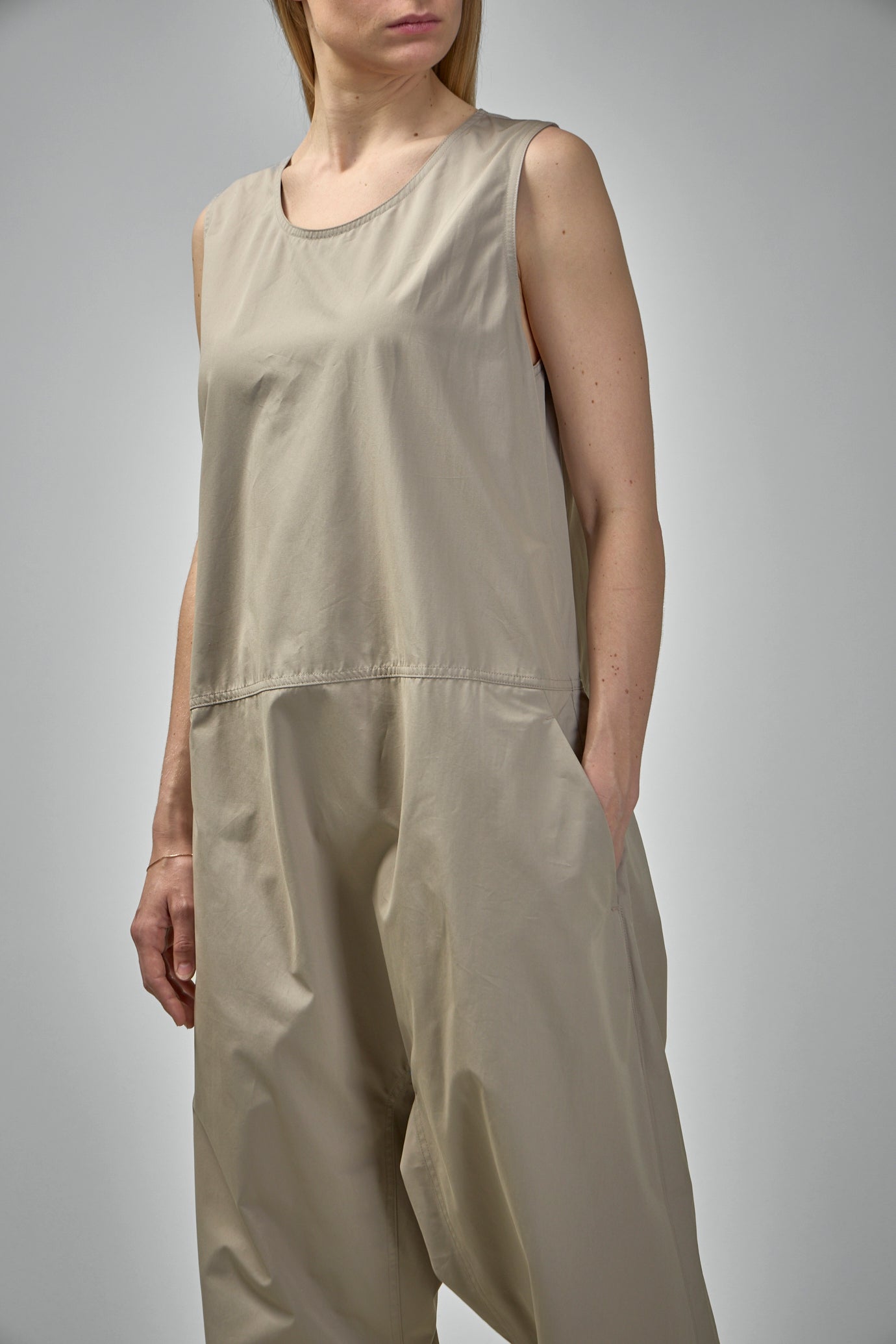Portofino Loose Fit Sleeveless Jumpsuit