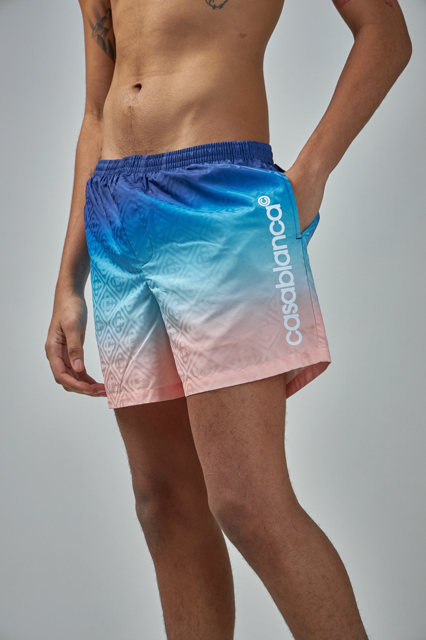 Logo Jacquard Swim Short