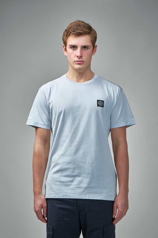 Kurzärmliges T-Shirt mit Logo-Patch