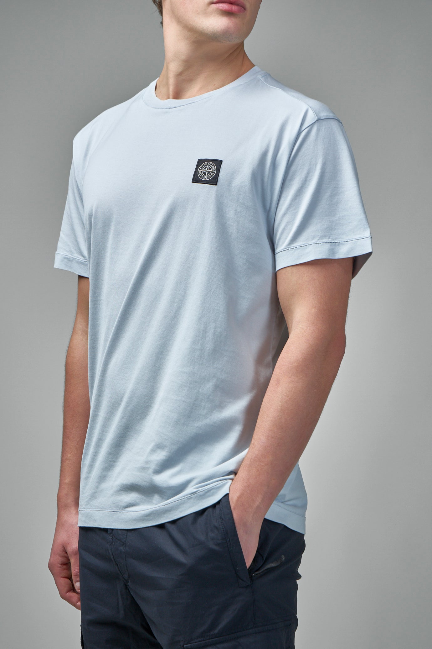 Kurzärmliges T-Shirt mit Logo-Patch
