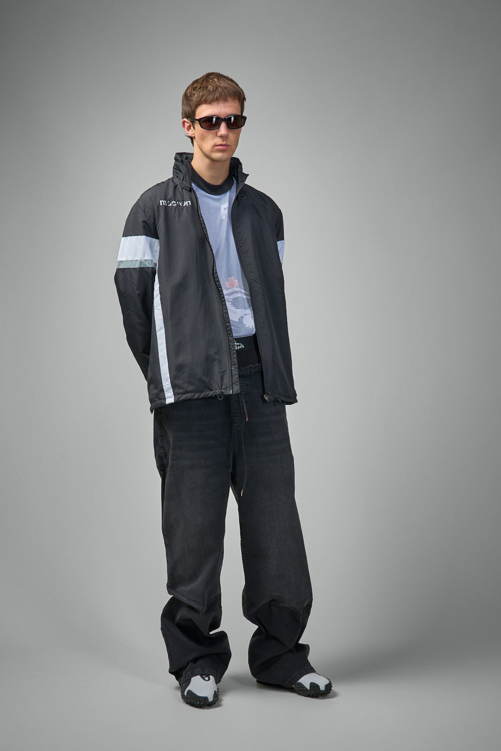 Backless Tracksuit Jacket