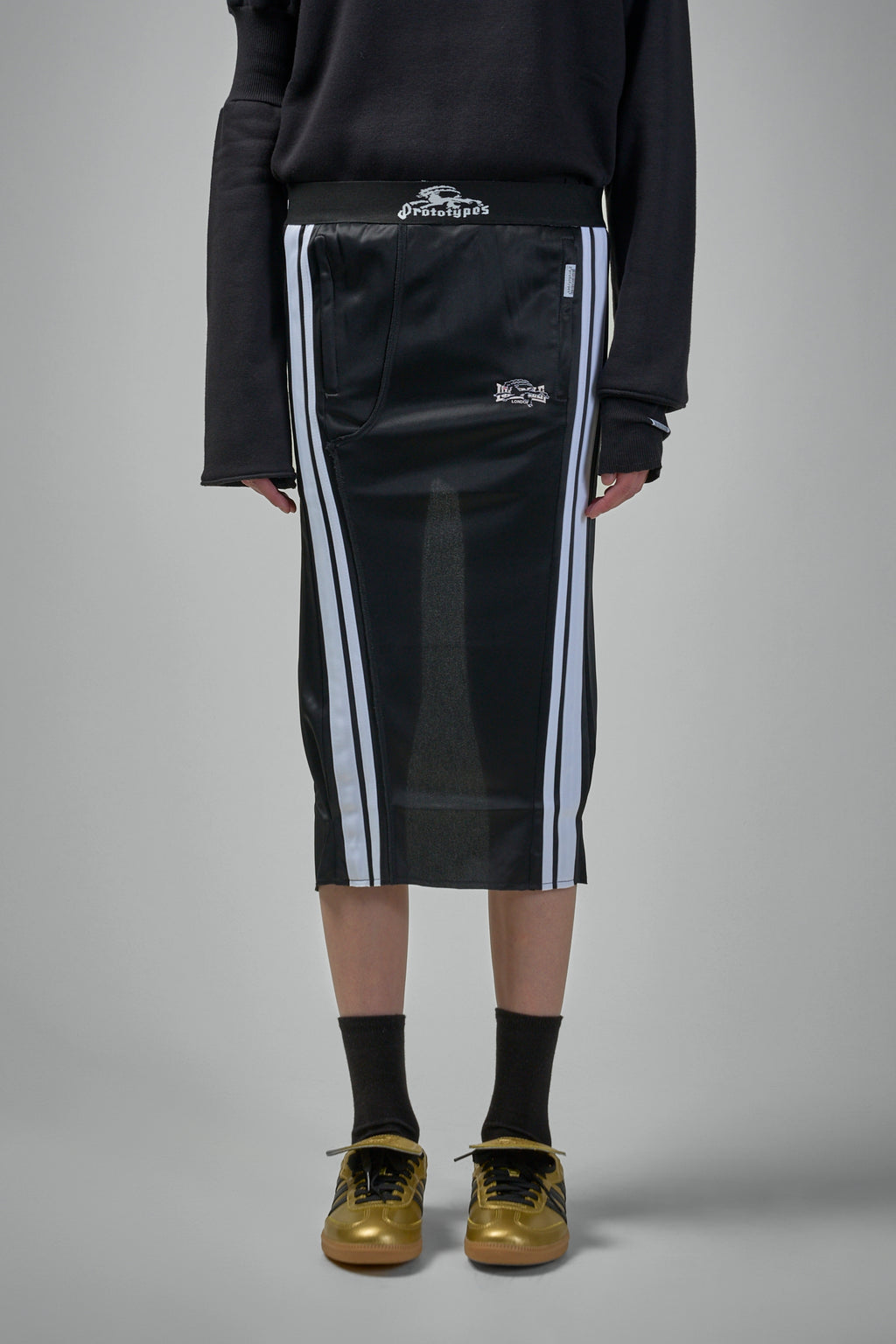 Poly Jersey Pencil Skirt