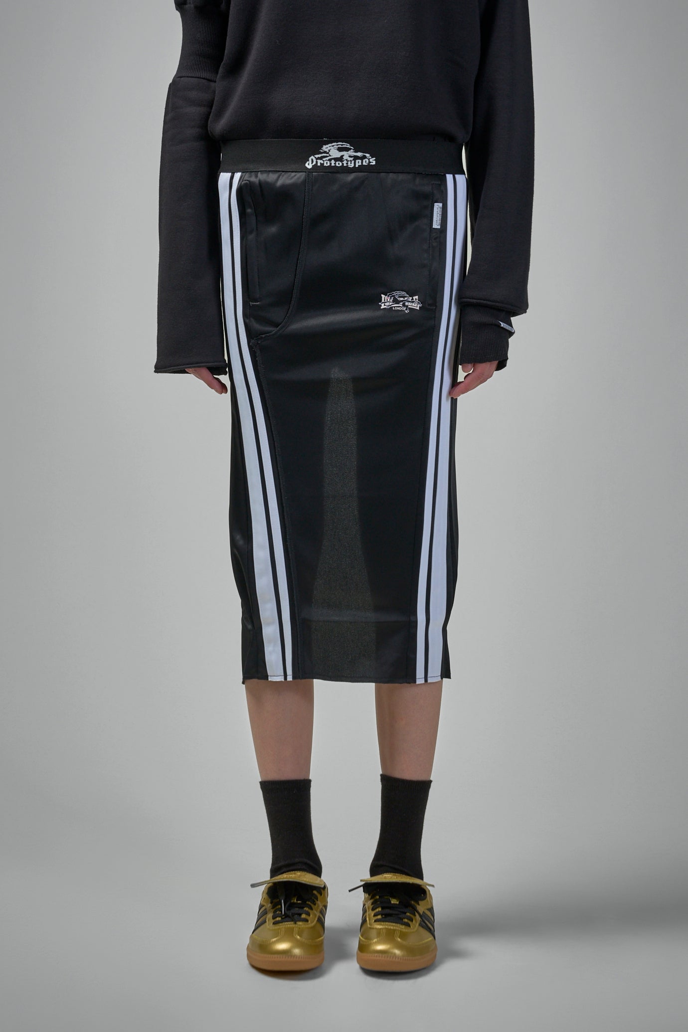 Poly Jersey Pencil Skirt