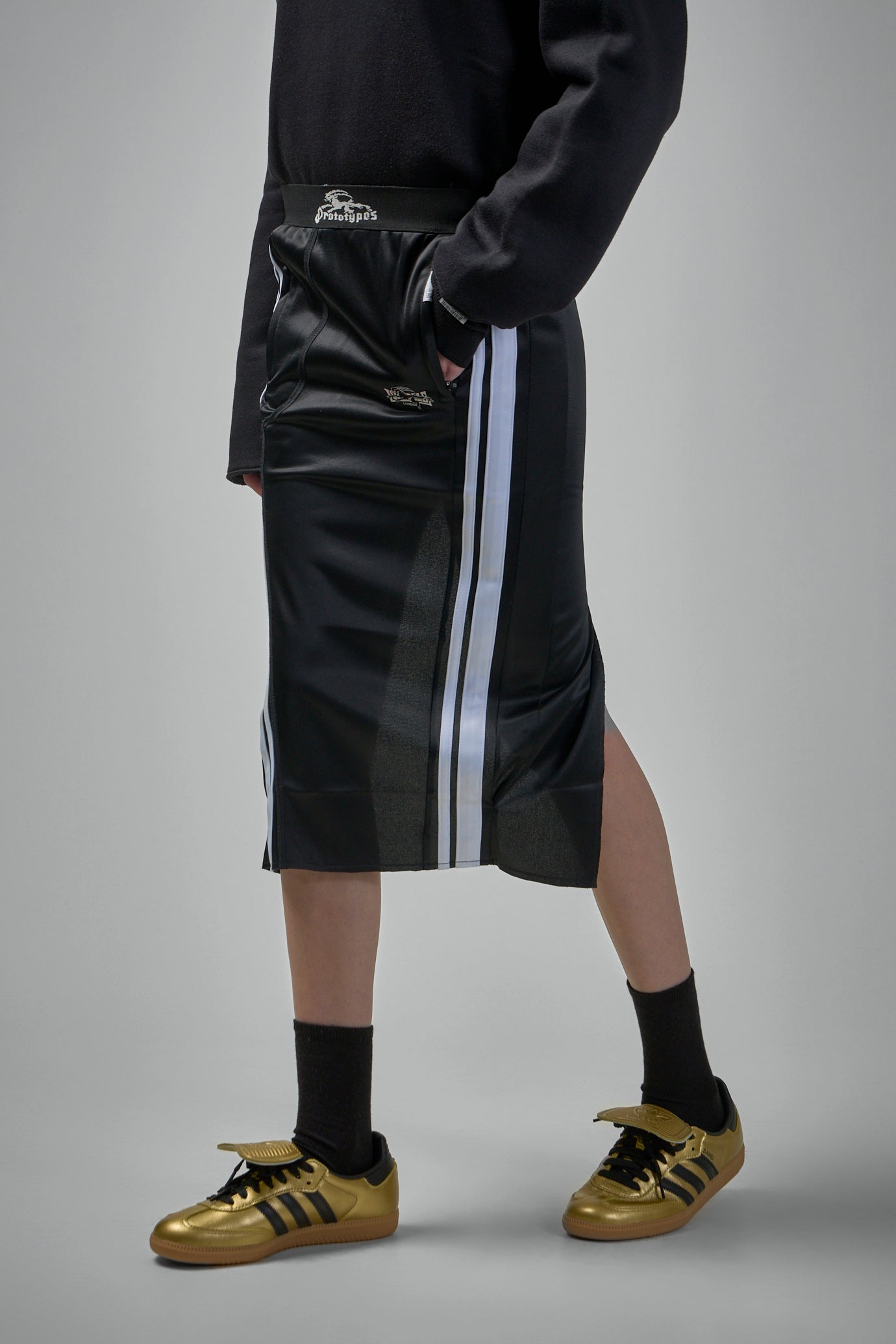 Poly Jersey Pencil Skirt