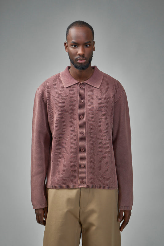 Shield Cable Cardigan