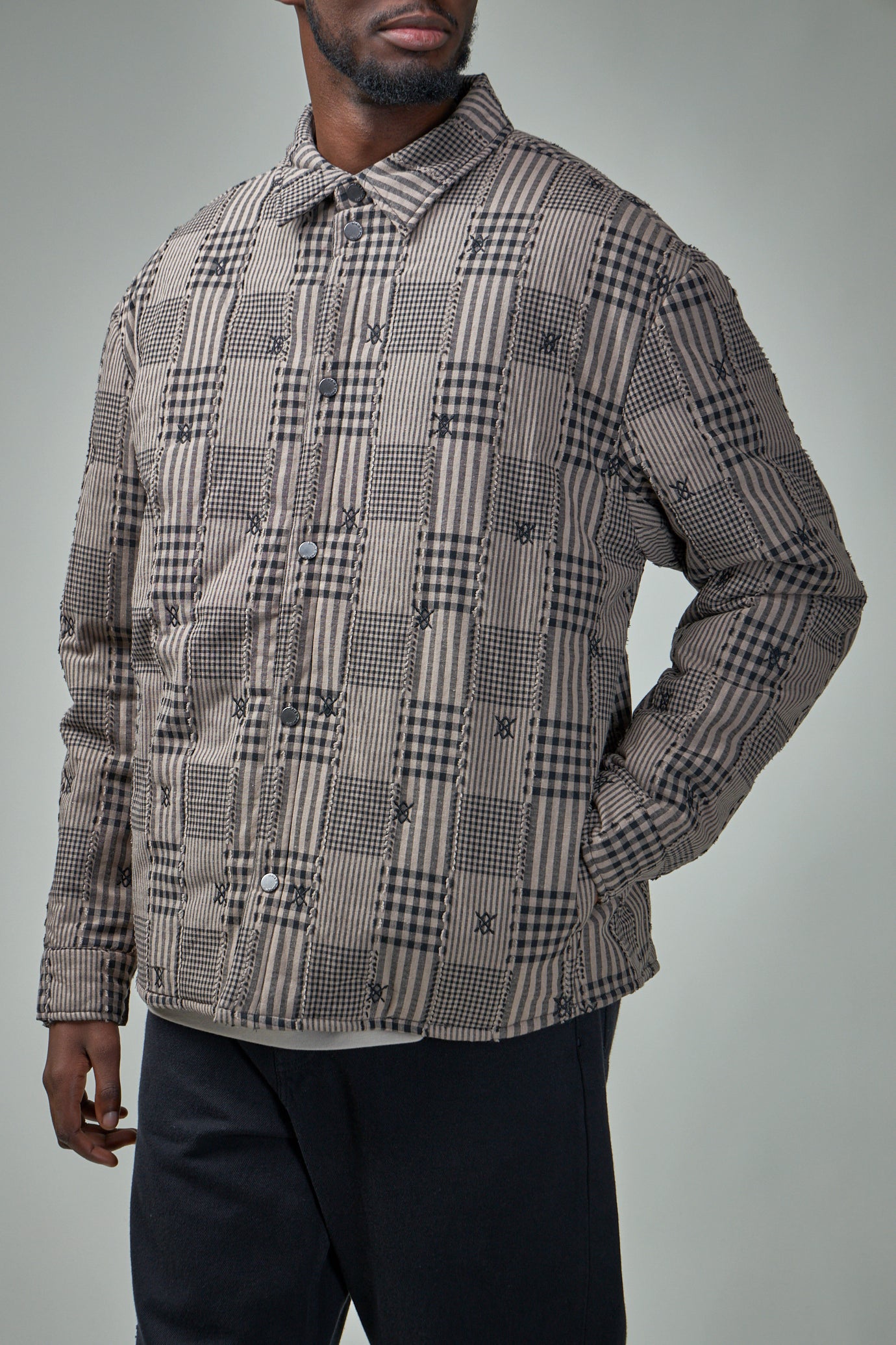 Quilted Shield LS Shirt