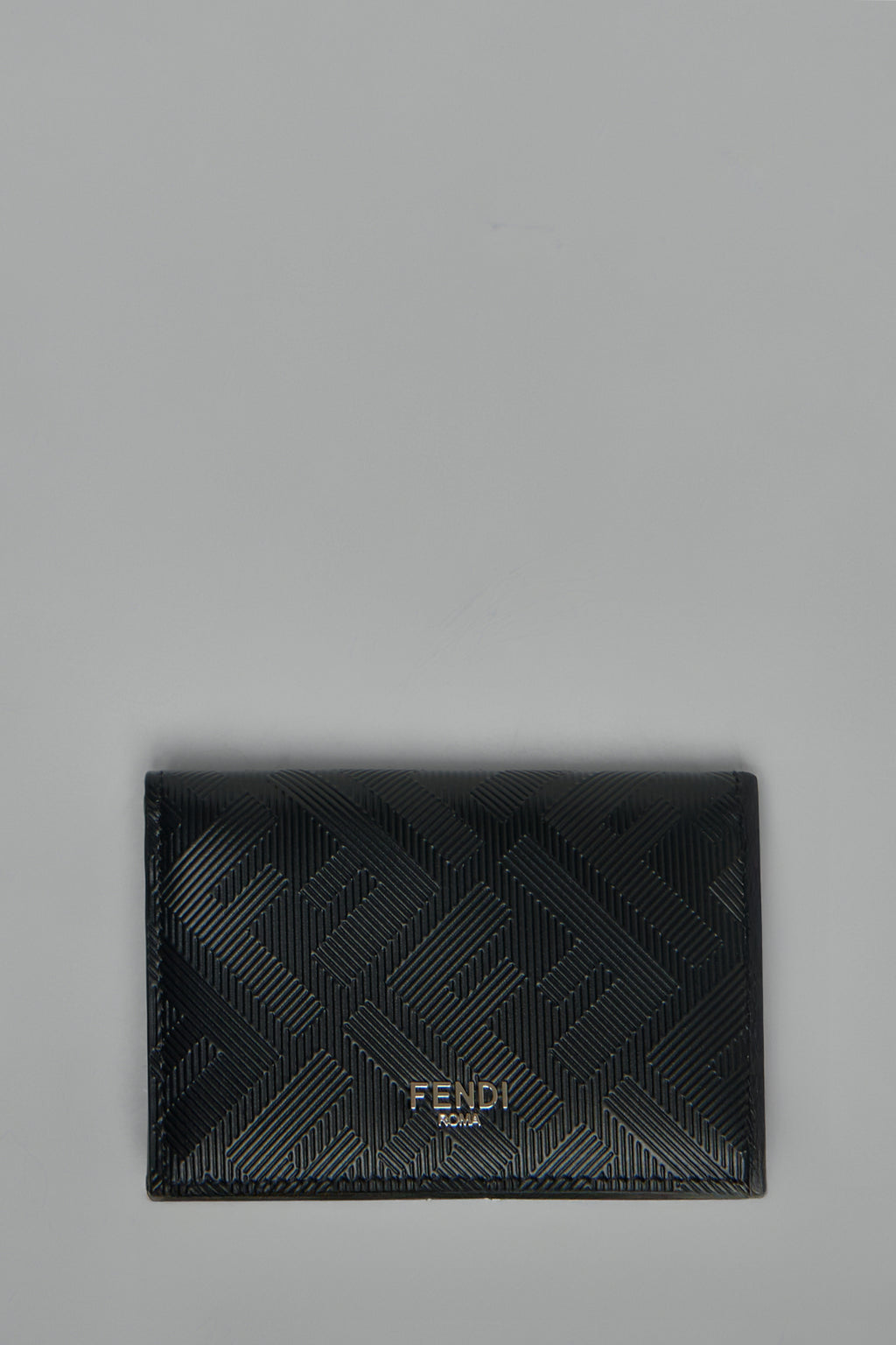 Signature Grained Leather Card Case
