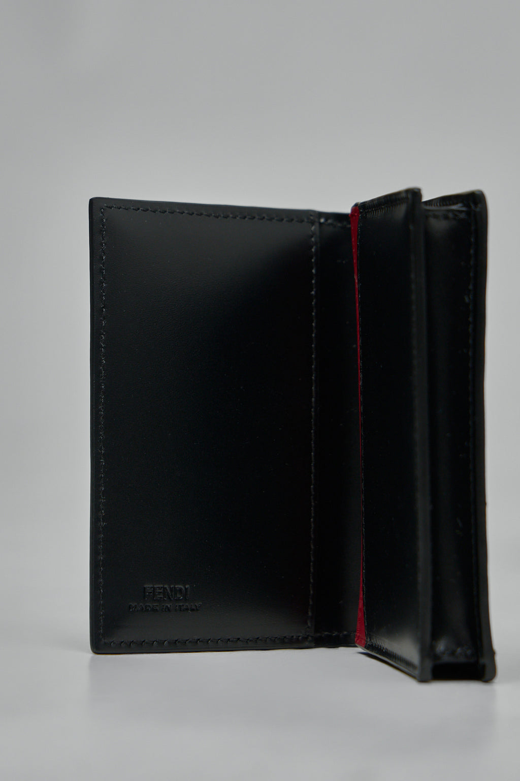 Signature Grained Leather Card Case