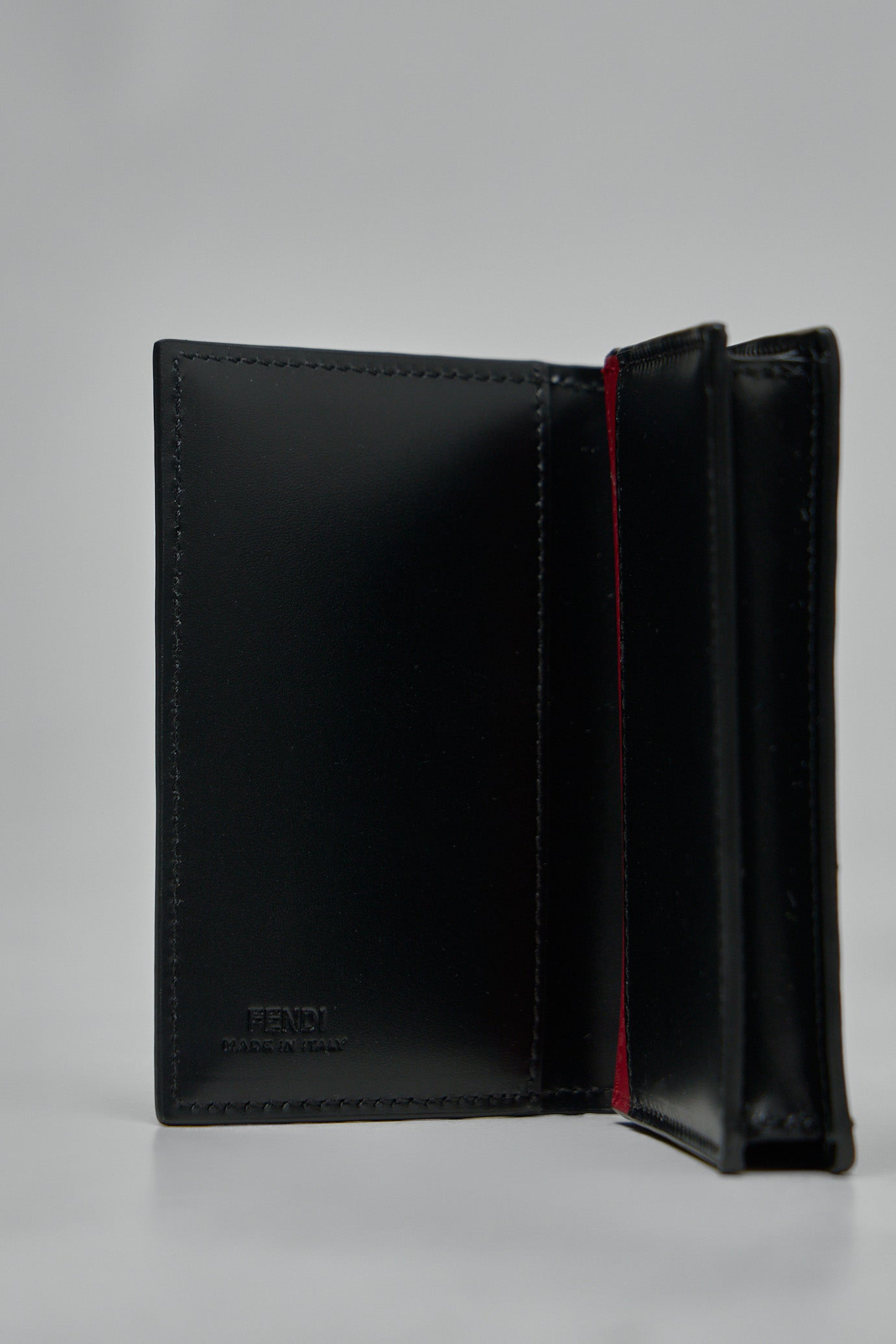 Signature Grained Leather Card Case