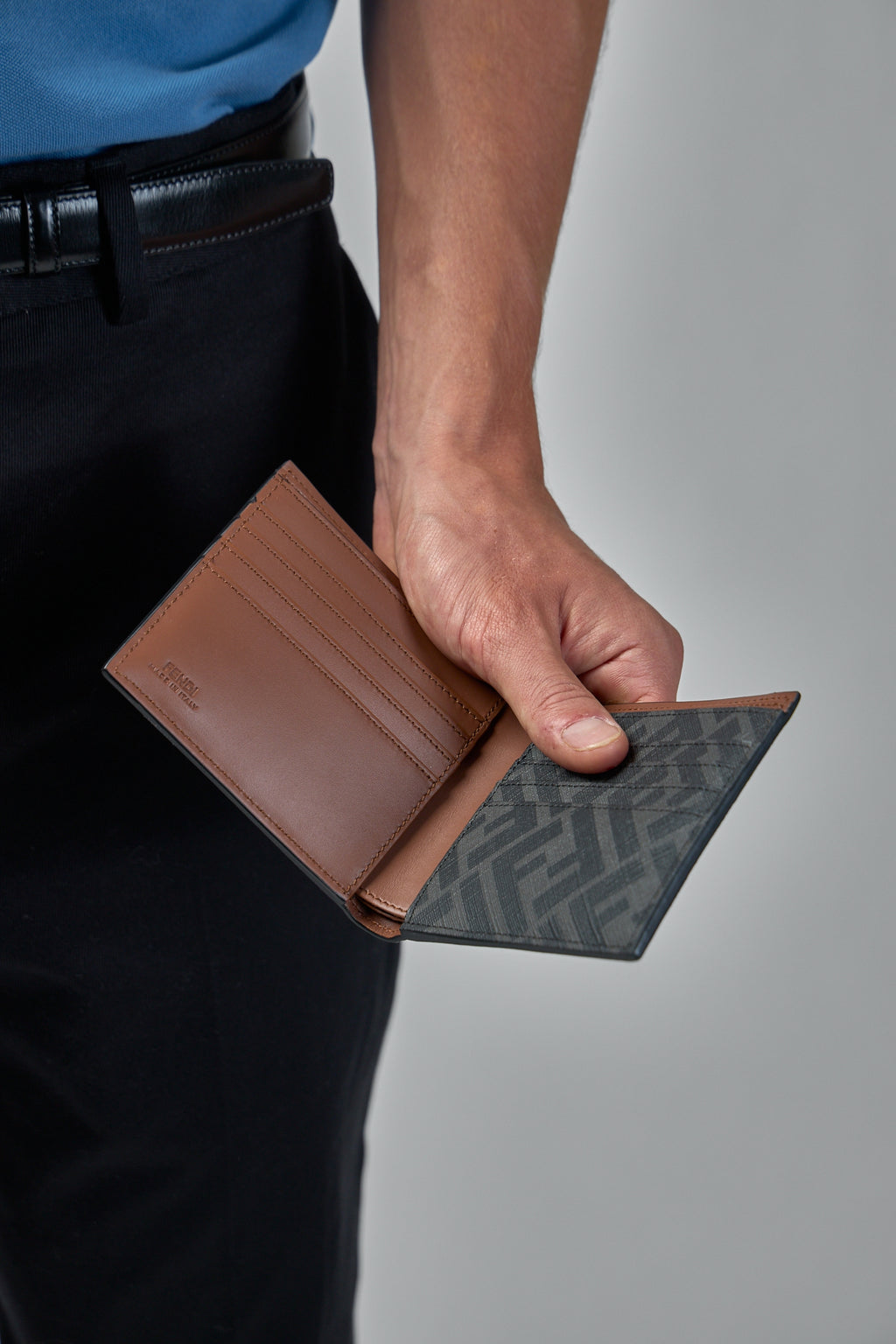 Bi-Fold Wallet Calf Leather