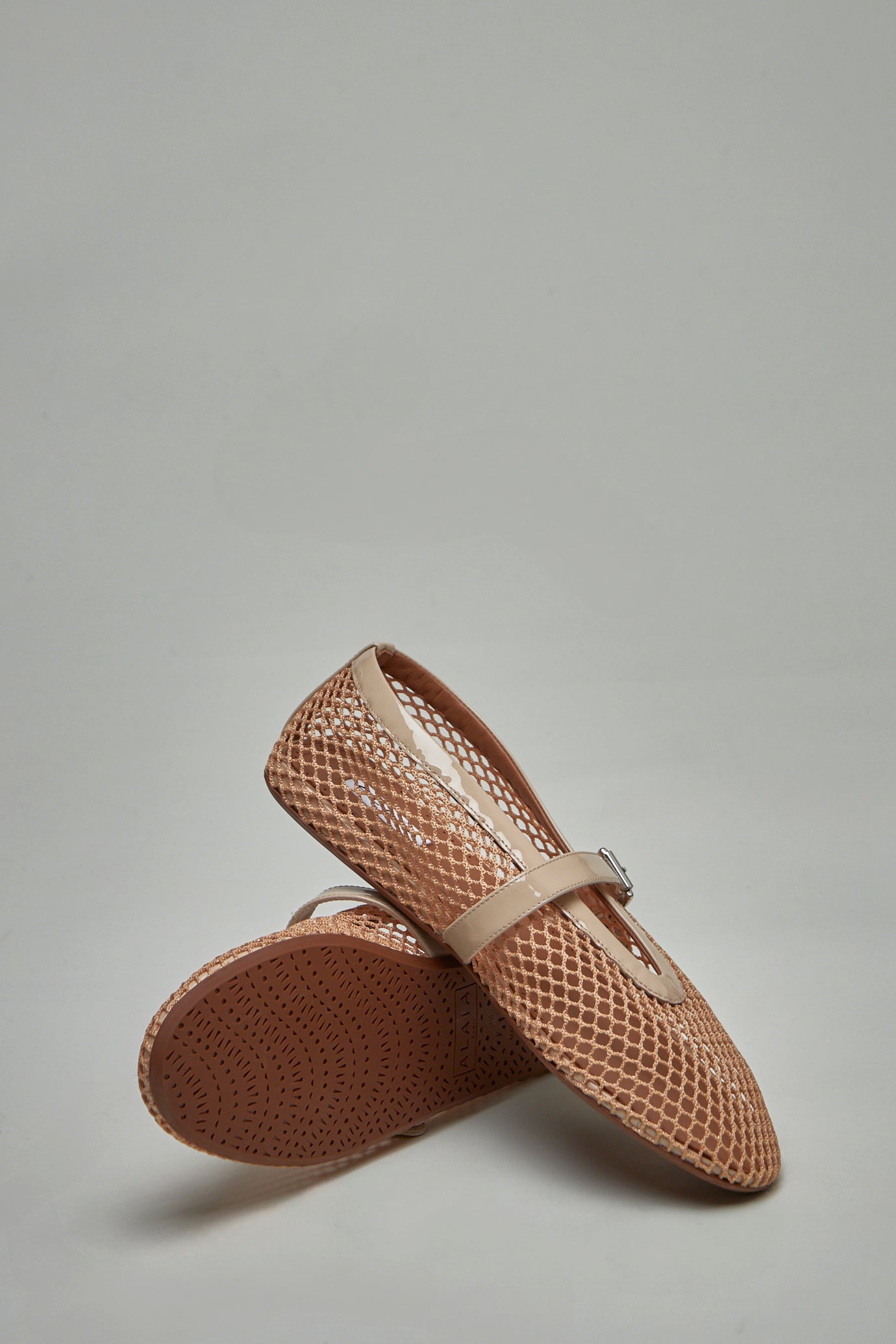 Ballet Flats in Fishnet