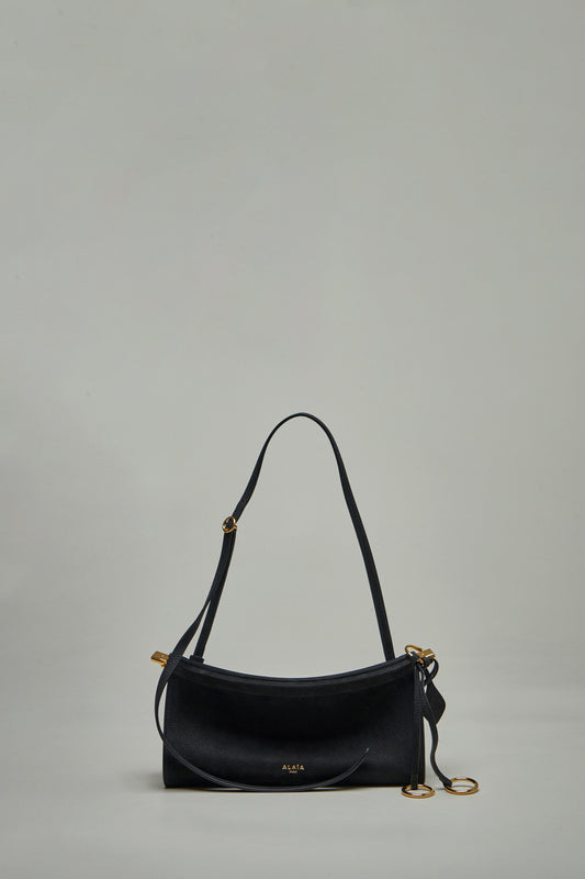 Le Click East West Small Bag in Nubuck