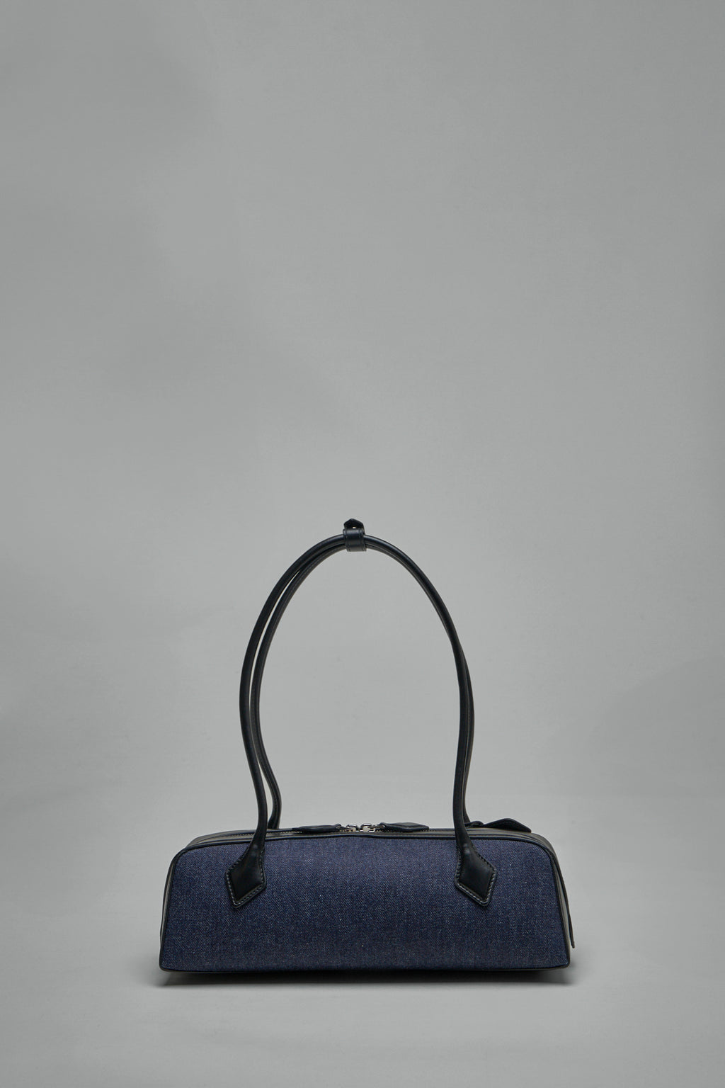 Le Teckel Medium Bag in Denim and Leather