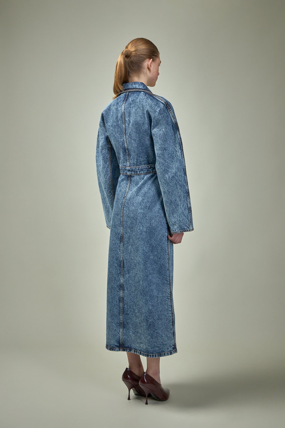 Trenches Label Alaïa Spiral Denim Trench - LABELS