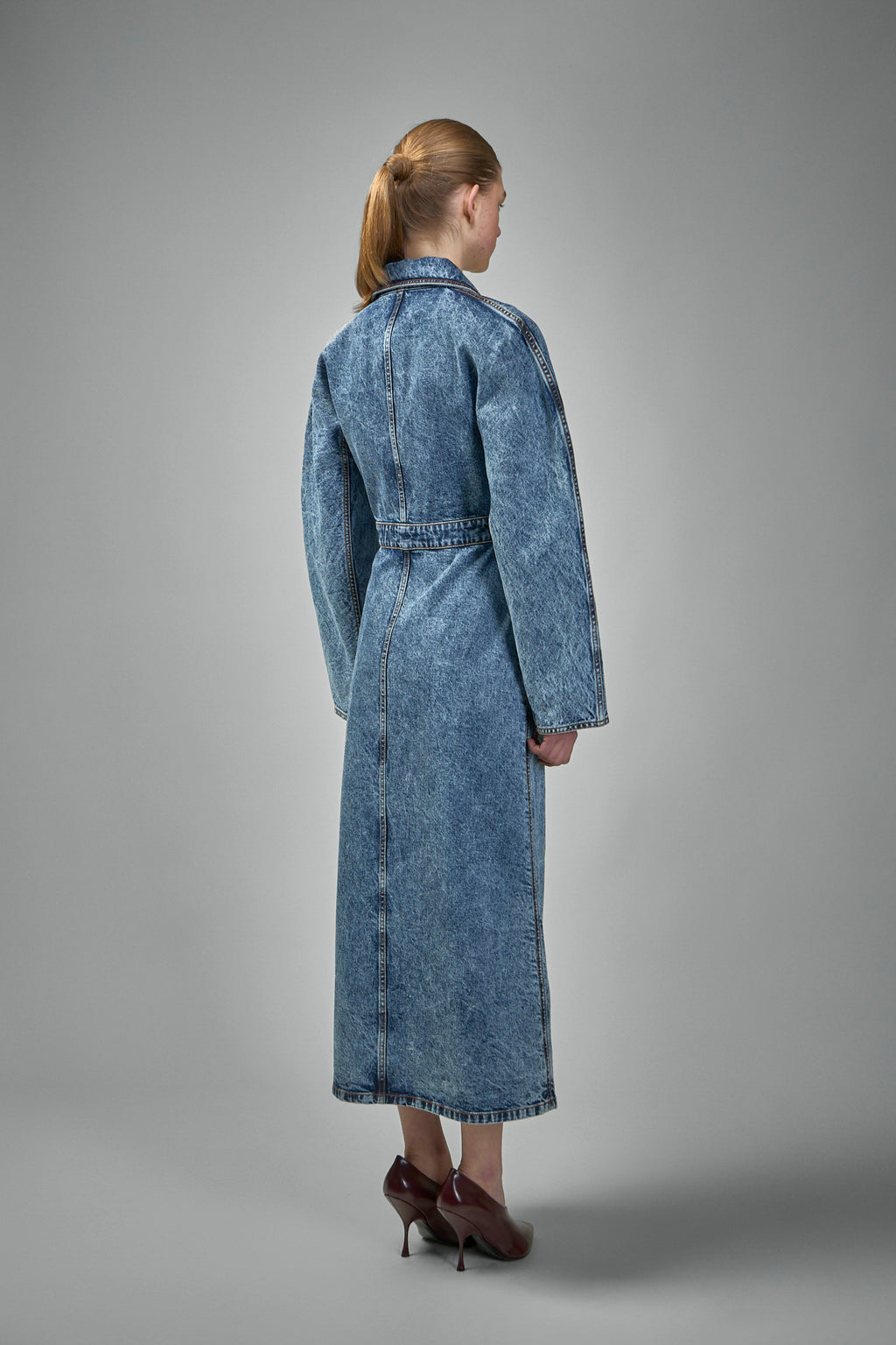 Spiral Denim Trench