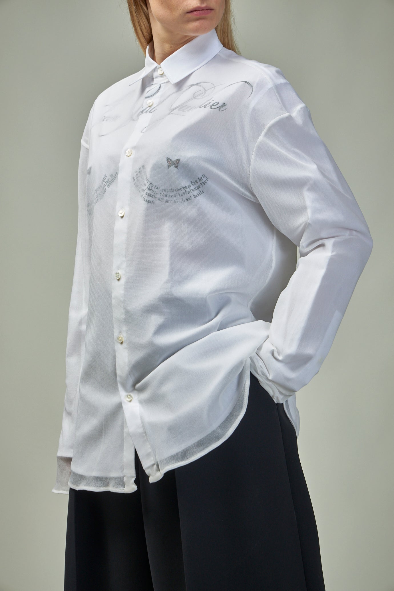 Long Sleeves Double Layer Shirt