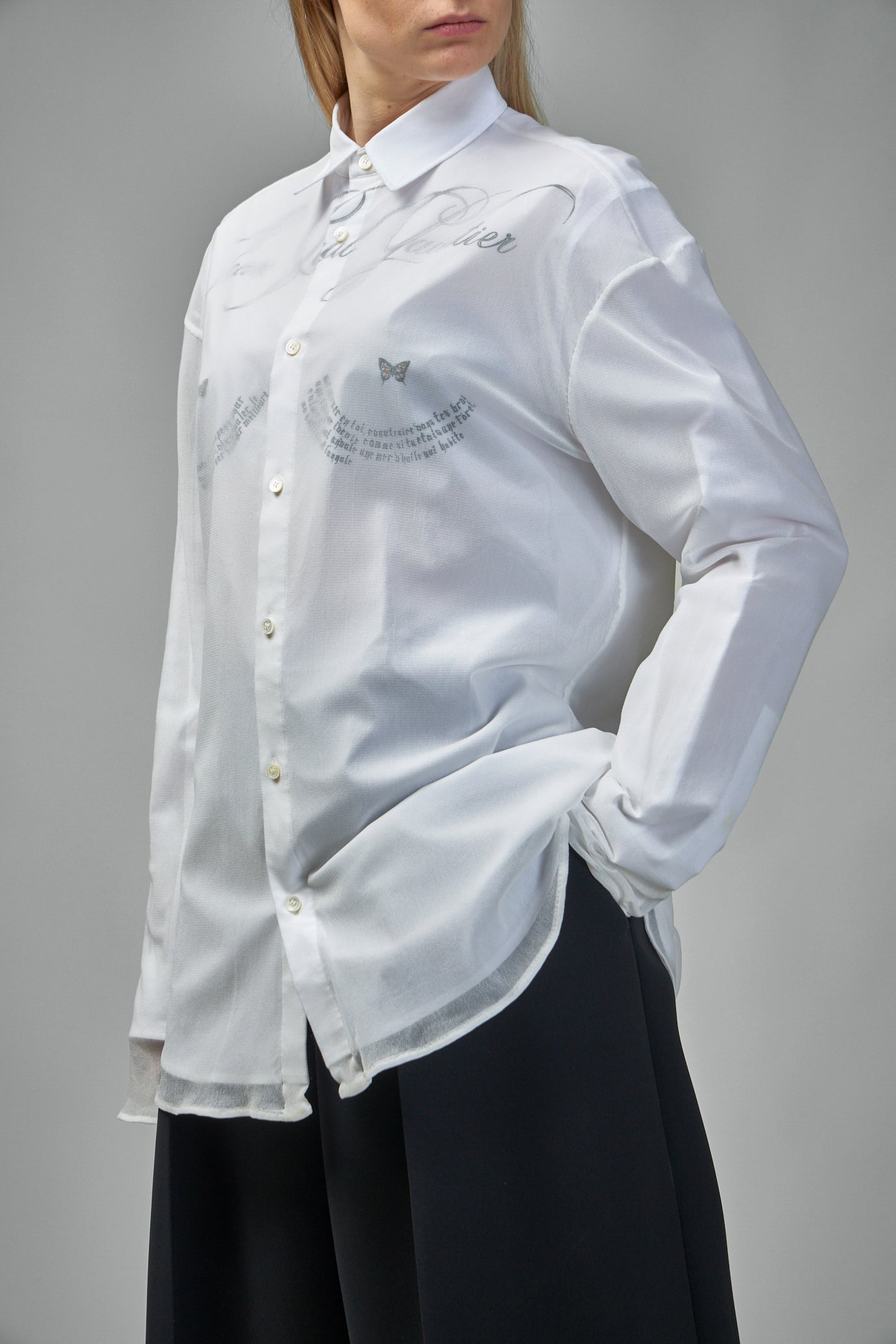Long Sleeves Double Layer Shirt