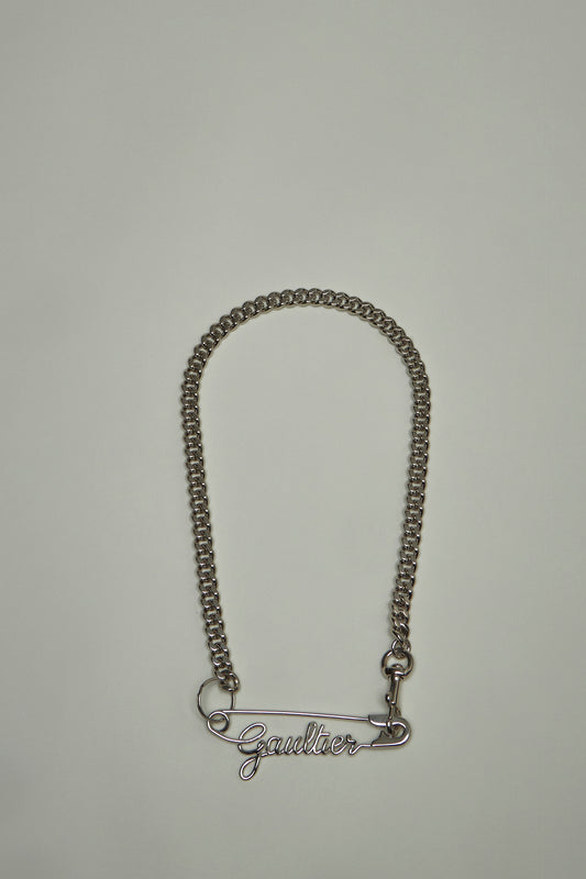 "The Gaultier Safety Pin" Necklace