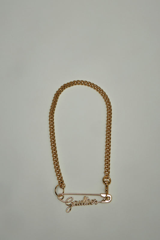 "The Gaultier Safety Pin" Necklace