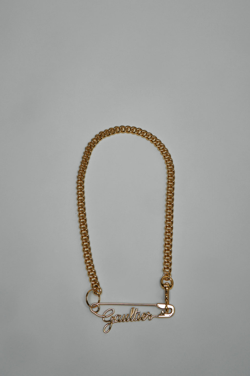 "The Gaultier Safety Pin" Necklace