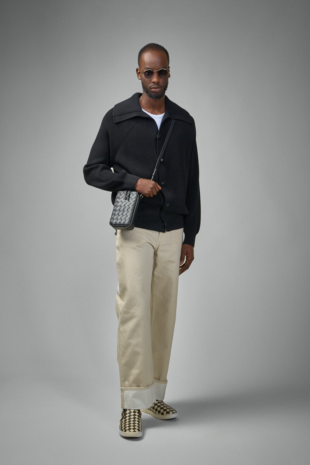 Cotton English Rib Cardigan