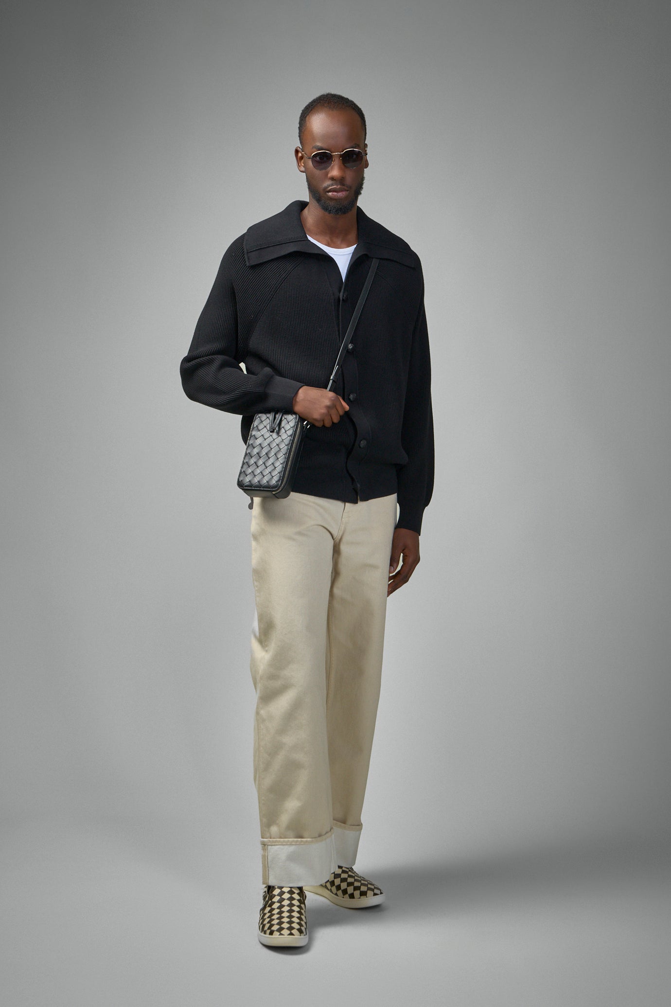 Cotton English Rib Cardigan